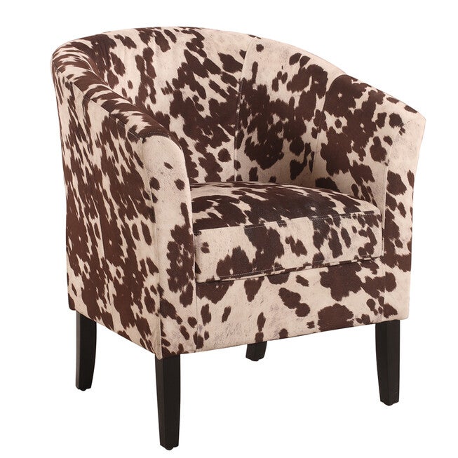 Club Chair 19.5 inchesH, COW, hi-res image number 0