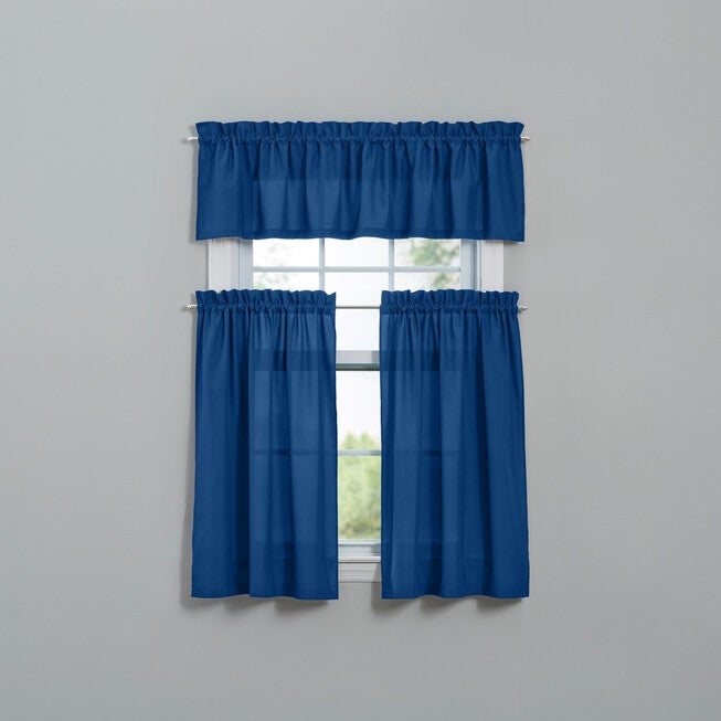 Microfiber Kitchen Tier, 3-Pc. Set, NAVY, hi-res image number null