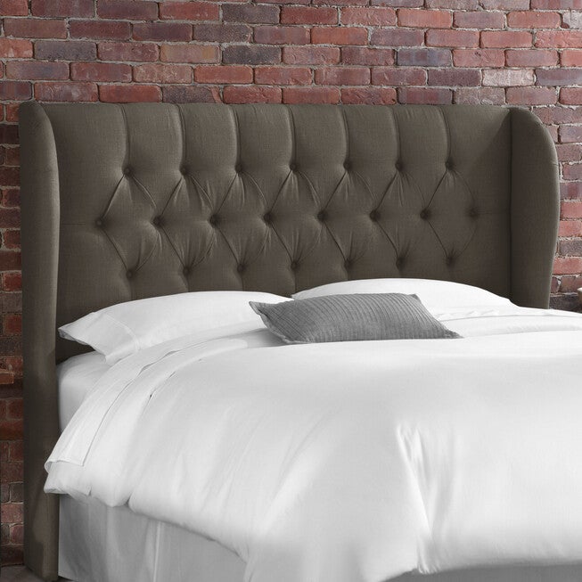 Tufted Wingback Headboard, , alternate image number null
