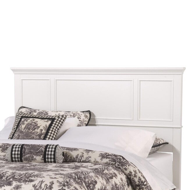 Naples Queen Headboard White Finish, WHITE, hi-res image number 0