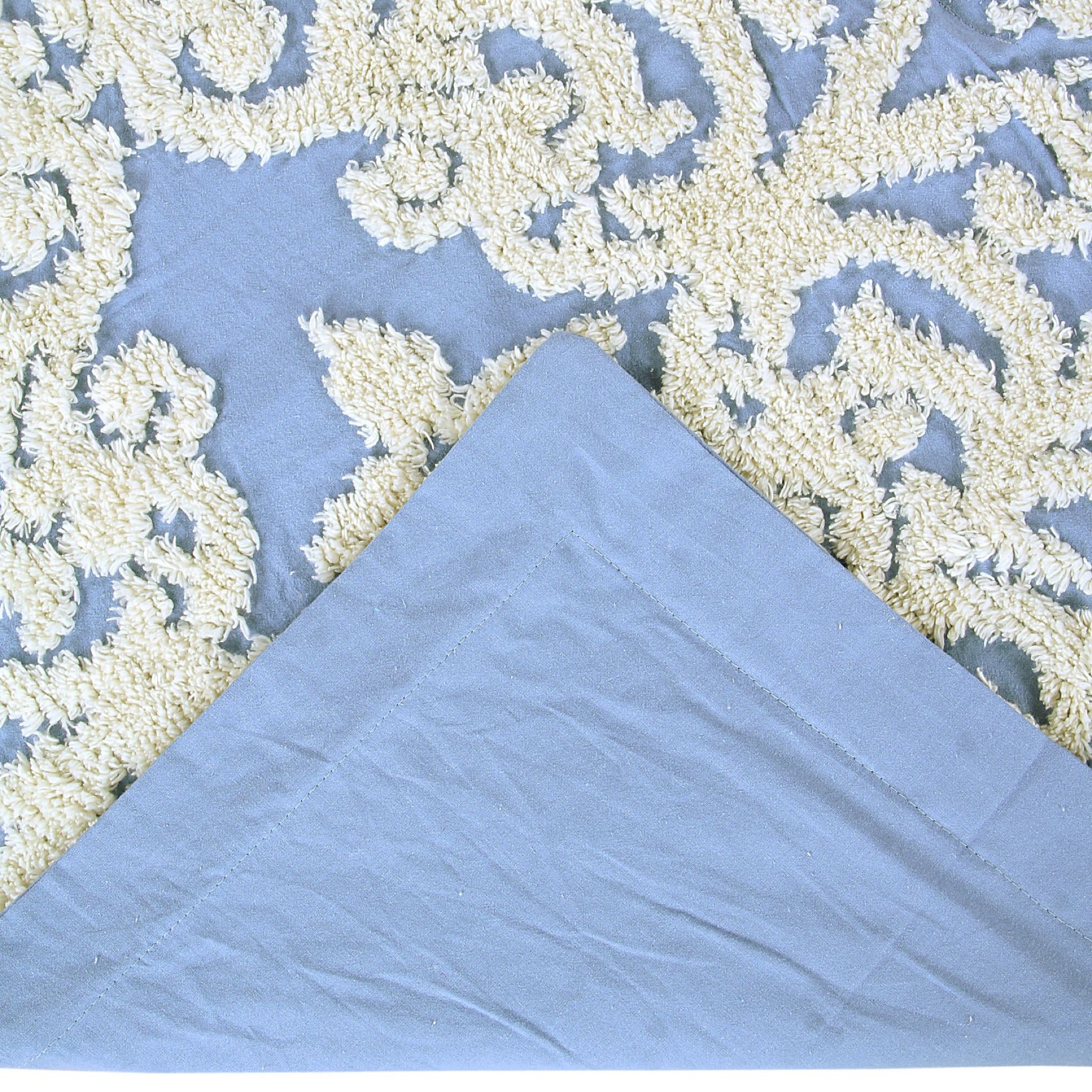 Chenille Medallion Design, Standard Sham, , alternate image number 1