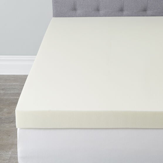 4 Thick Visco Elastic Memory Foam Mattress Topper Plus Size