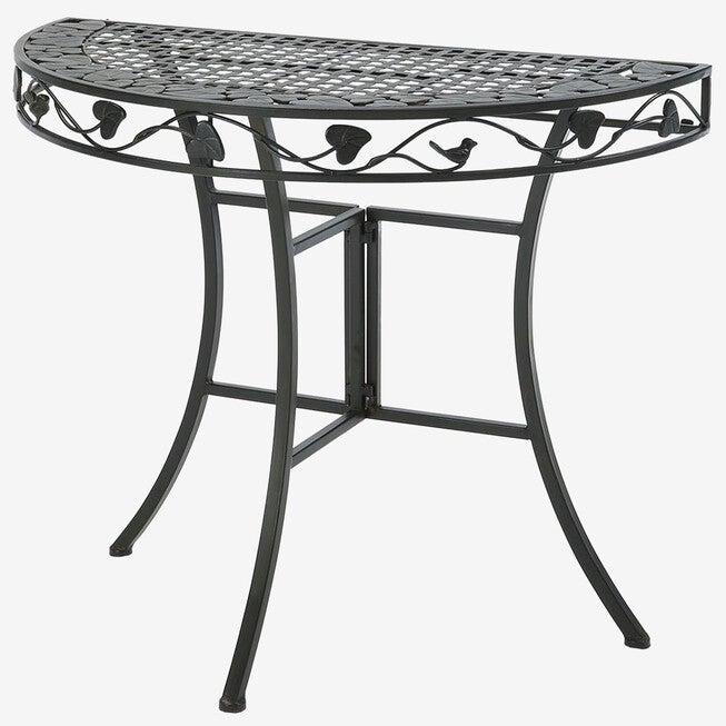 Ivy League Multi-Use 2 Half Round Table, BROWN, hi-res image number 0