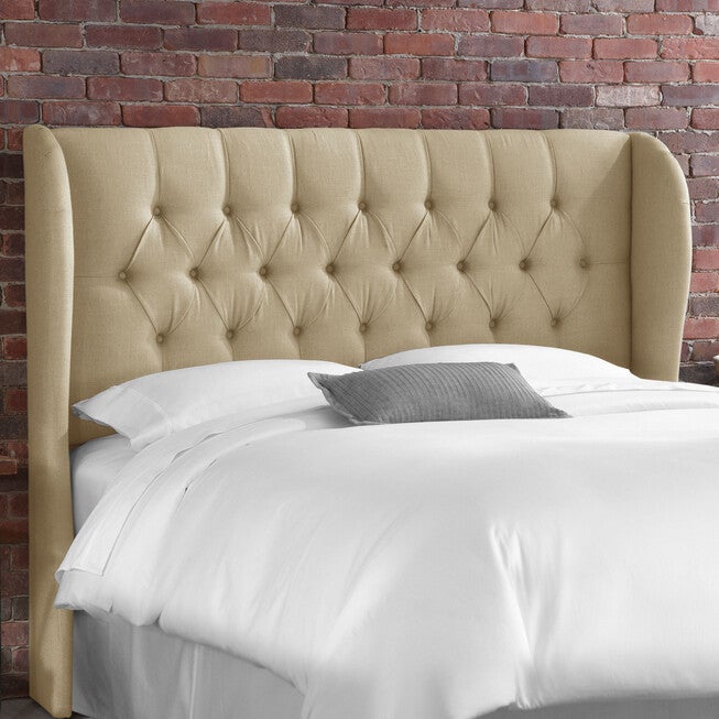 Tufted Wingback Headboard, , alternate image number null