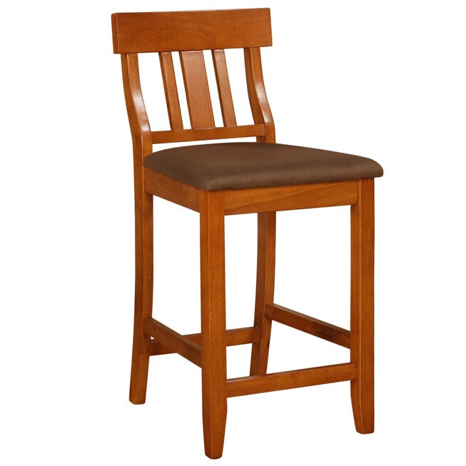 Torino Collection Slat Back Center Stool, DARK CHERRY, hi-res image number null