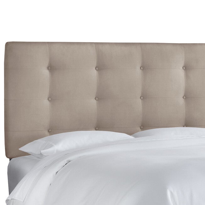 Button Tufted Headboard, PREMIER PLATINUM, hi-res image number 0