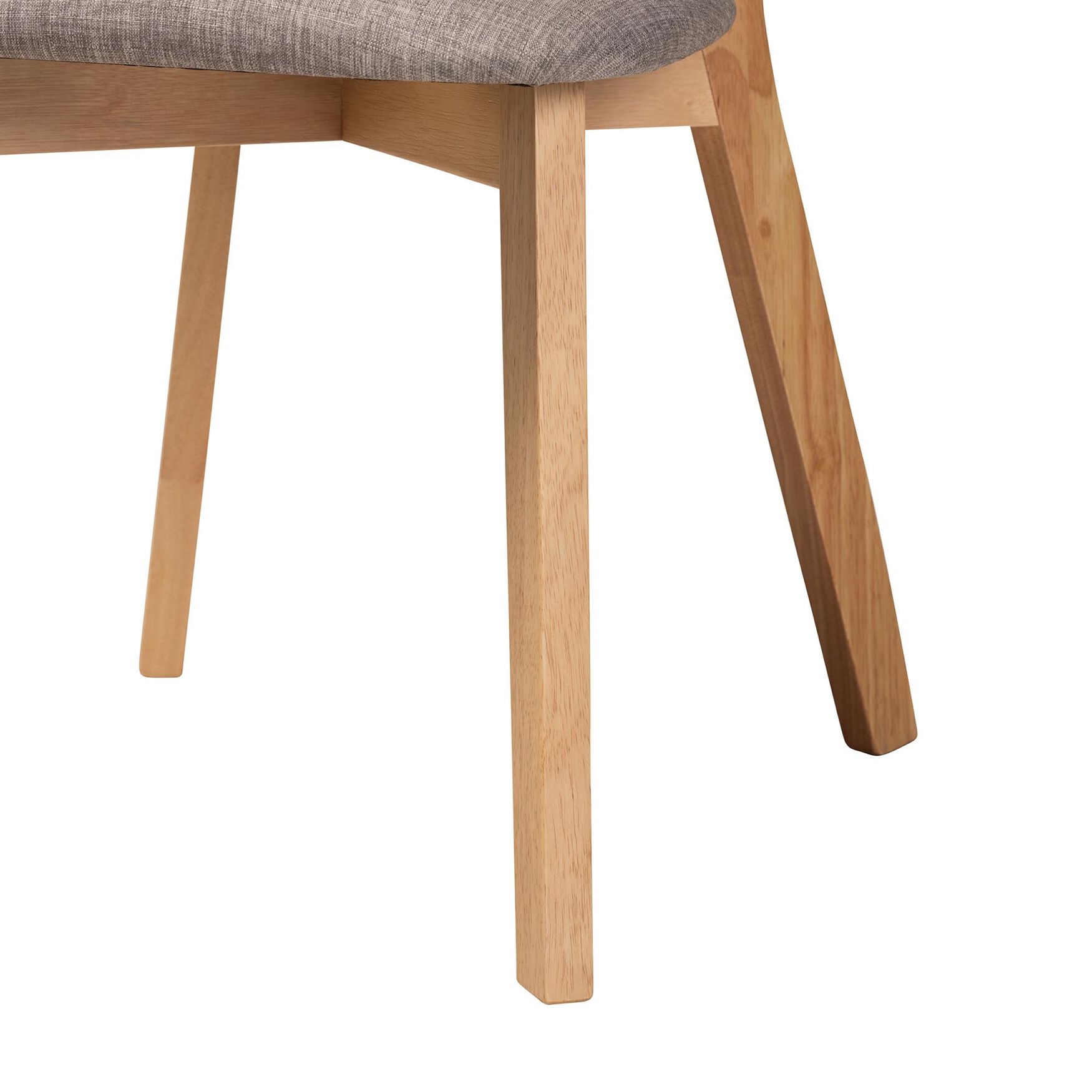 Dannell Mid-Century Modern Cream Fabric And Black Finished Wood Dining Chair, , alternate image number 11