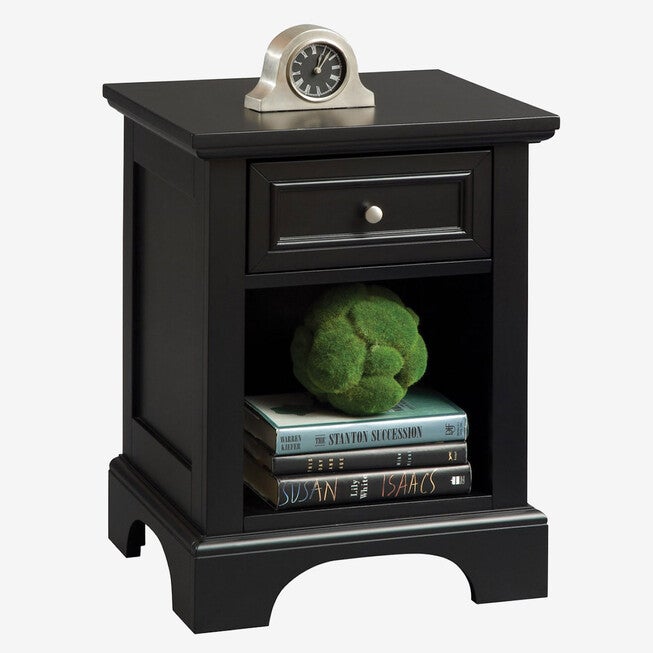 Bedford Black Night Stand, BLACK, hi-res image number 0