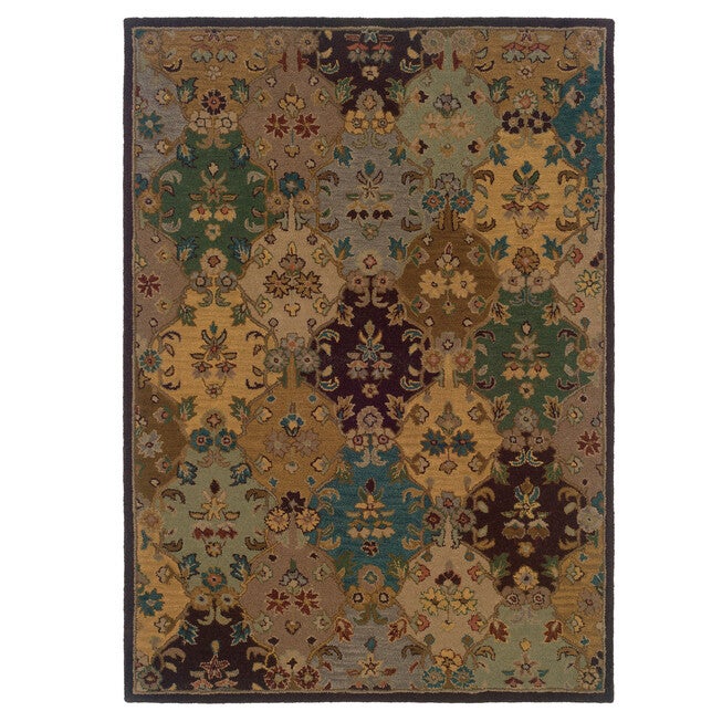 Trio Traditional Multi 8'X10' Area Rug, MULTI, hi-res image number null