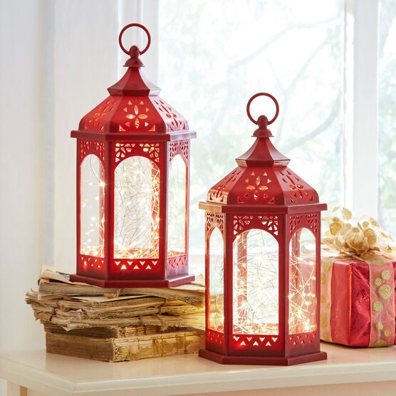 String Light Lantern, RED, hi-res image number null