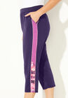 Colorblock French Terry Capri, , alternate image number null
