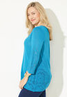Embroidered Lace Sweater, , alternate image number null