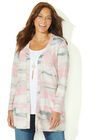 Tie Dye Cardigan, PINK OLIVE TIE DYE, hi-res image number null