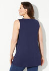 Sleeveless Gauze Tunic, , on-hover image number null