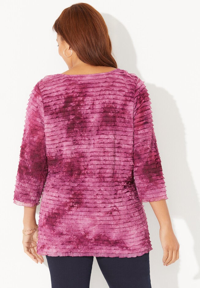 Eyelash Scoopneck Top, , on-hover image number 1