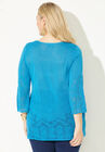 Embroidered Lace Sweater, , on-hover image number null
