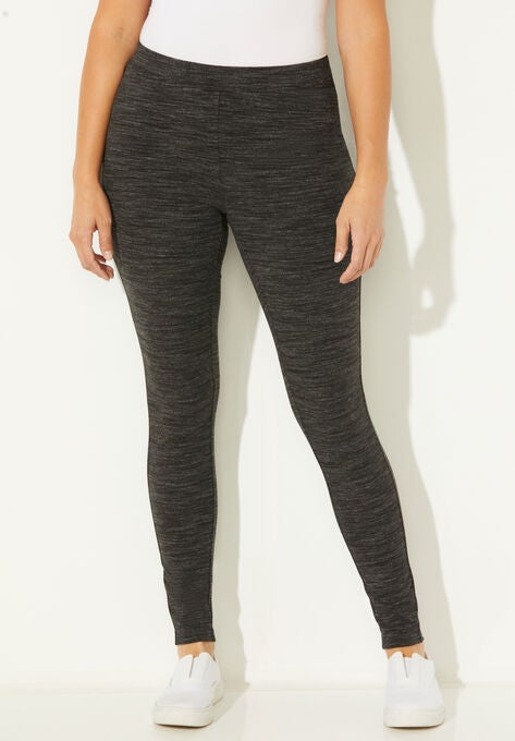 Active Legging, BLACK MARLED, hi-res image number null