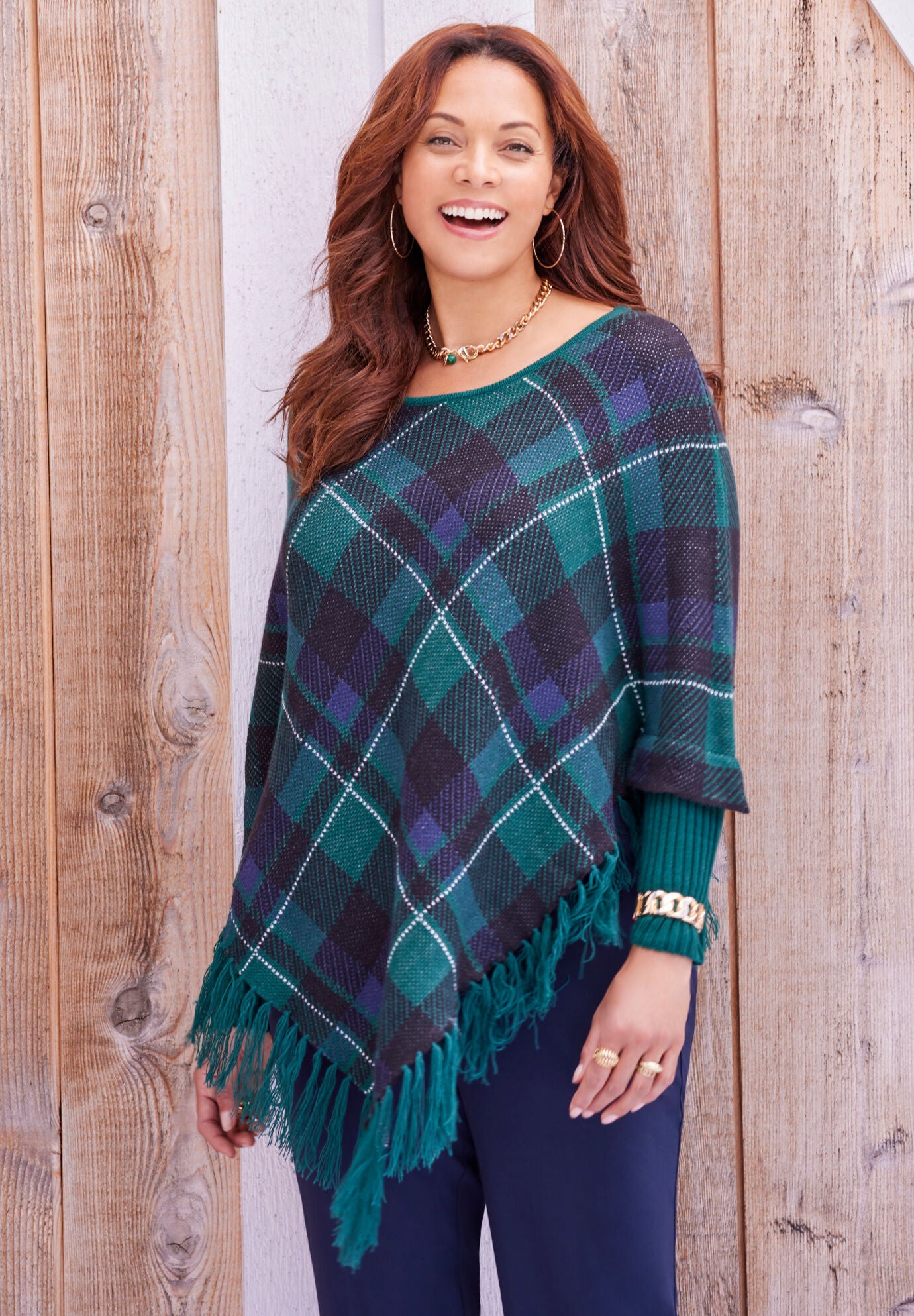 Fringe Poncho Duet, , alternate image number 2