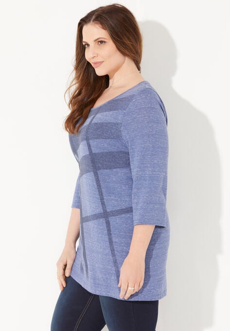 Seasonless Plaid Tee, , alternate image number null