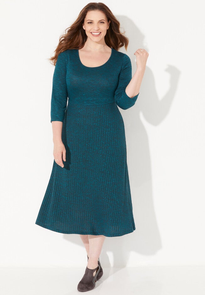 Impossibly Soft Marled Cowlneck Dress, , alternate image number 3