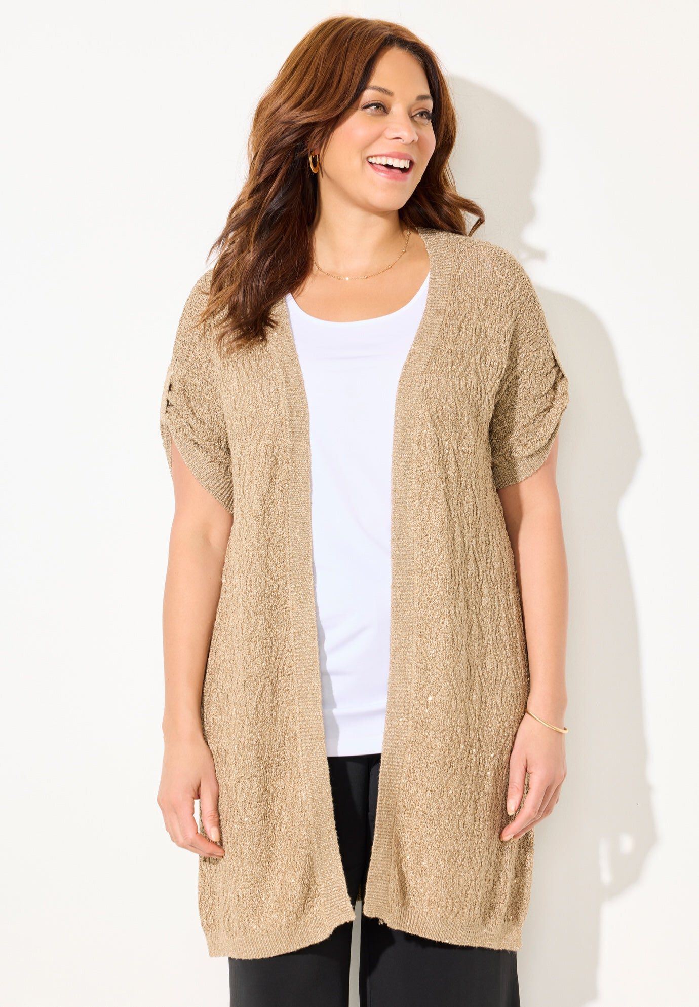 Lurex Cardigan | Fullbeauty Outlet