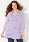 Fresh Start Active Hoodie, DARK VIOLET, hi-res image number null