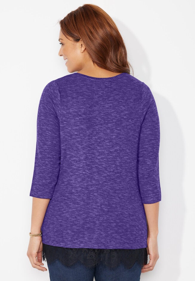 Impossibly Soft Duet V-Neck Top, , on-hover image number null
