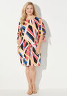 Modern shift Dress, CORAL, hi-res image number null