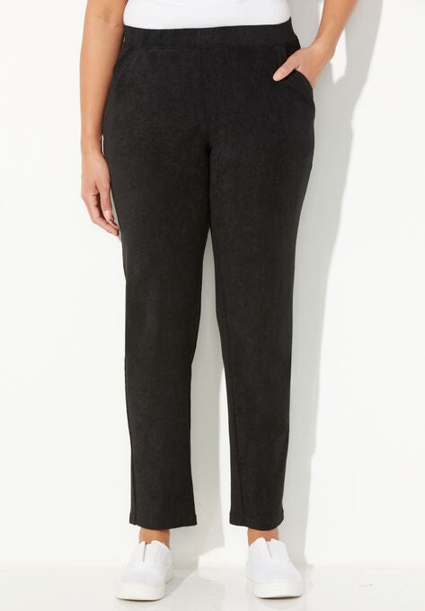 French Terry Pant, BLACK, hi-res image number null