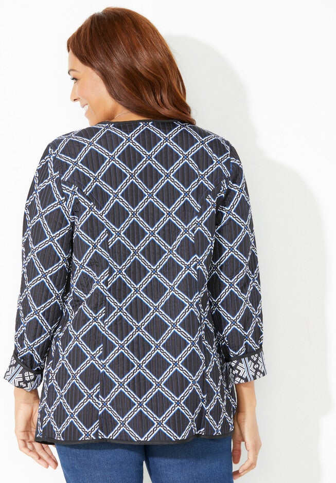 Reversible Channel Stitch Jacket, , on-hover image number 1