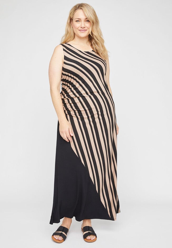 Bridgewater Estate Maxi Dress, BLACK AND AMPHORA, hi-res image number 0