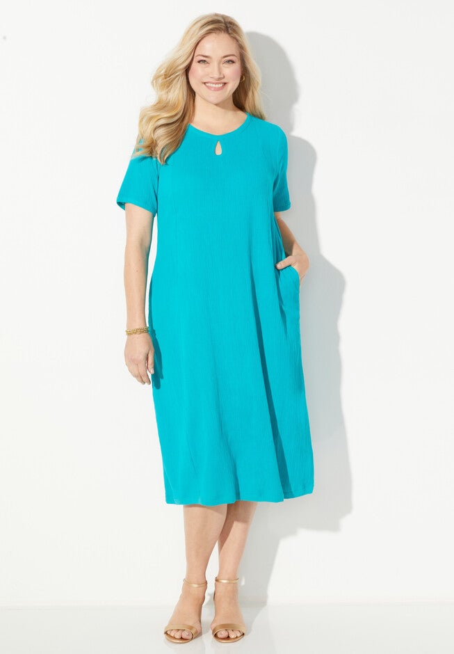 New Horizons Dress, WATERFALL, hi-res image number 0