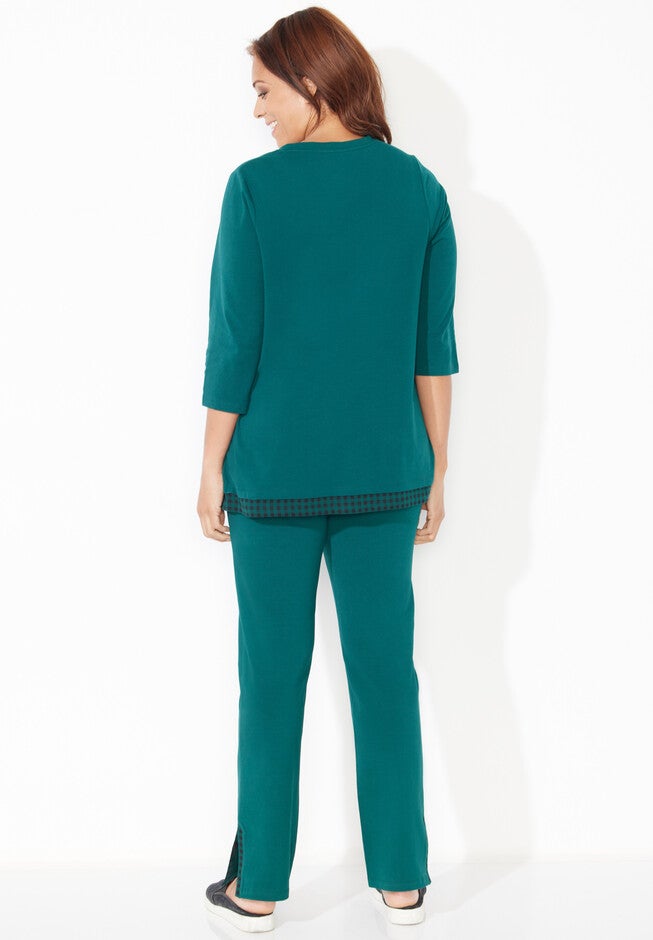 Suprema® Top and Pant Set, , on-hover image number null