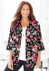 The Timeless Blouse, BLACK FLORAL, hi-res image number null