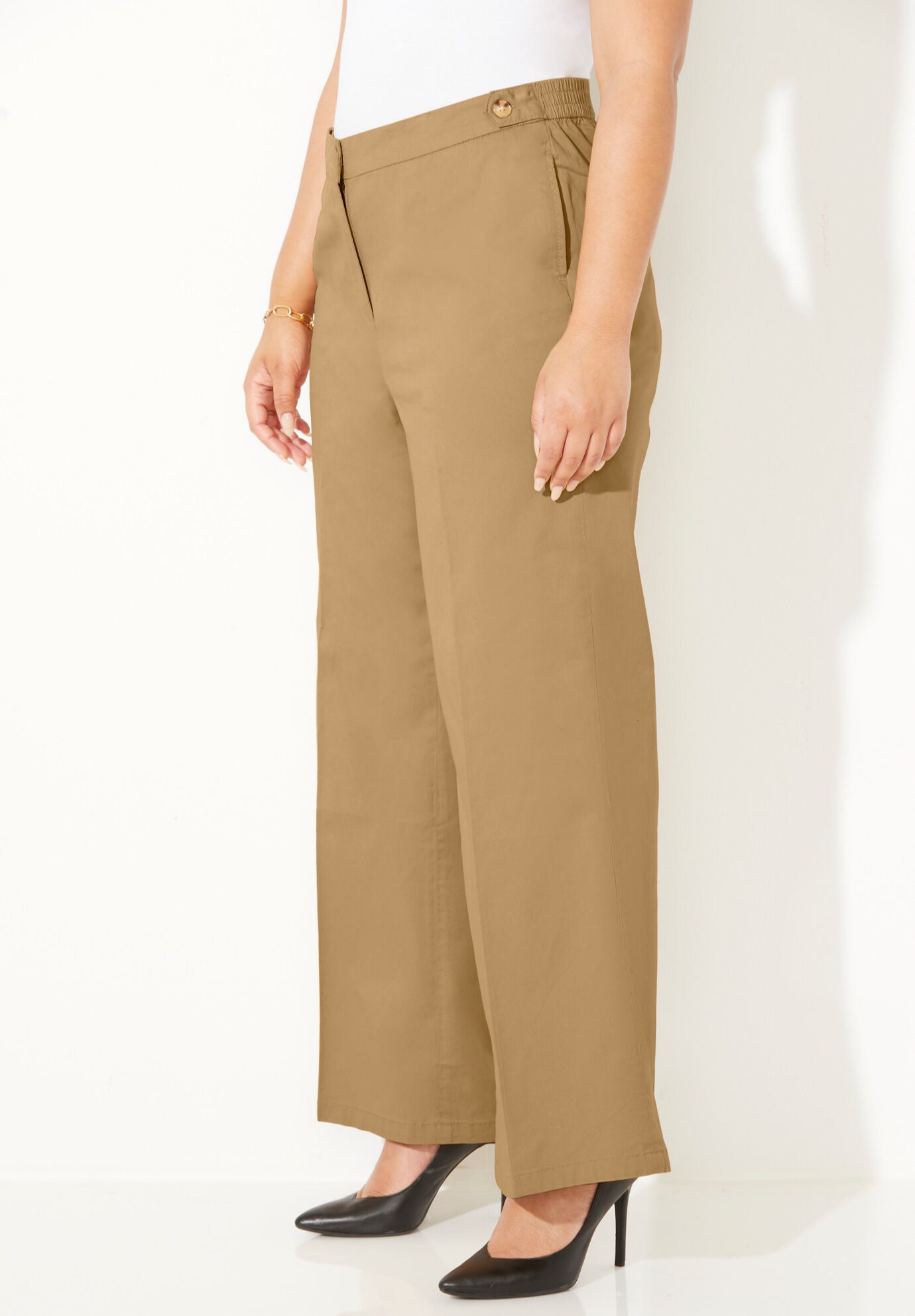 Liz&Me&reg; Wide Leg Trouser, , alternate image number 2