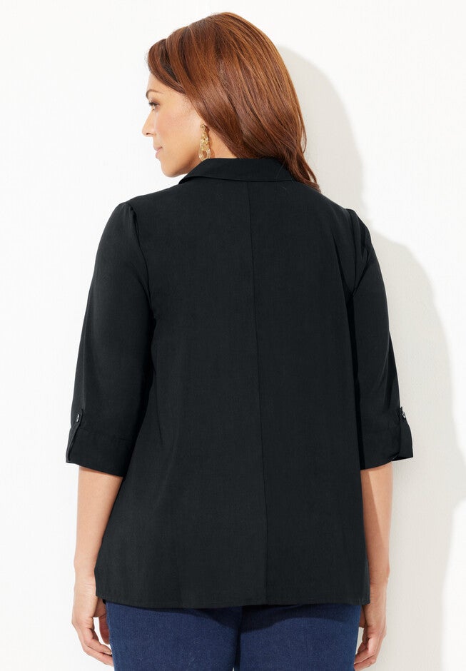 Timeless Rhinestone Blouse, , on-hover image number 1