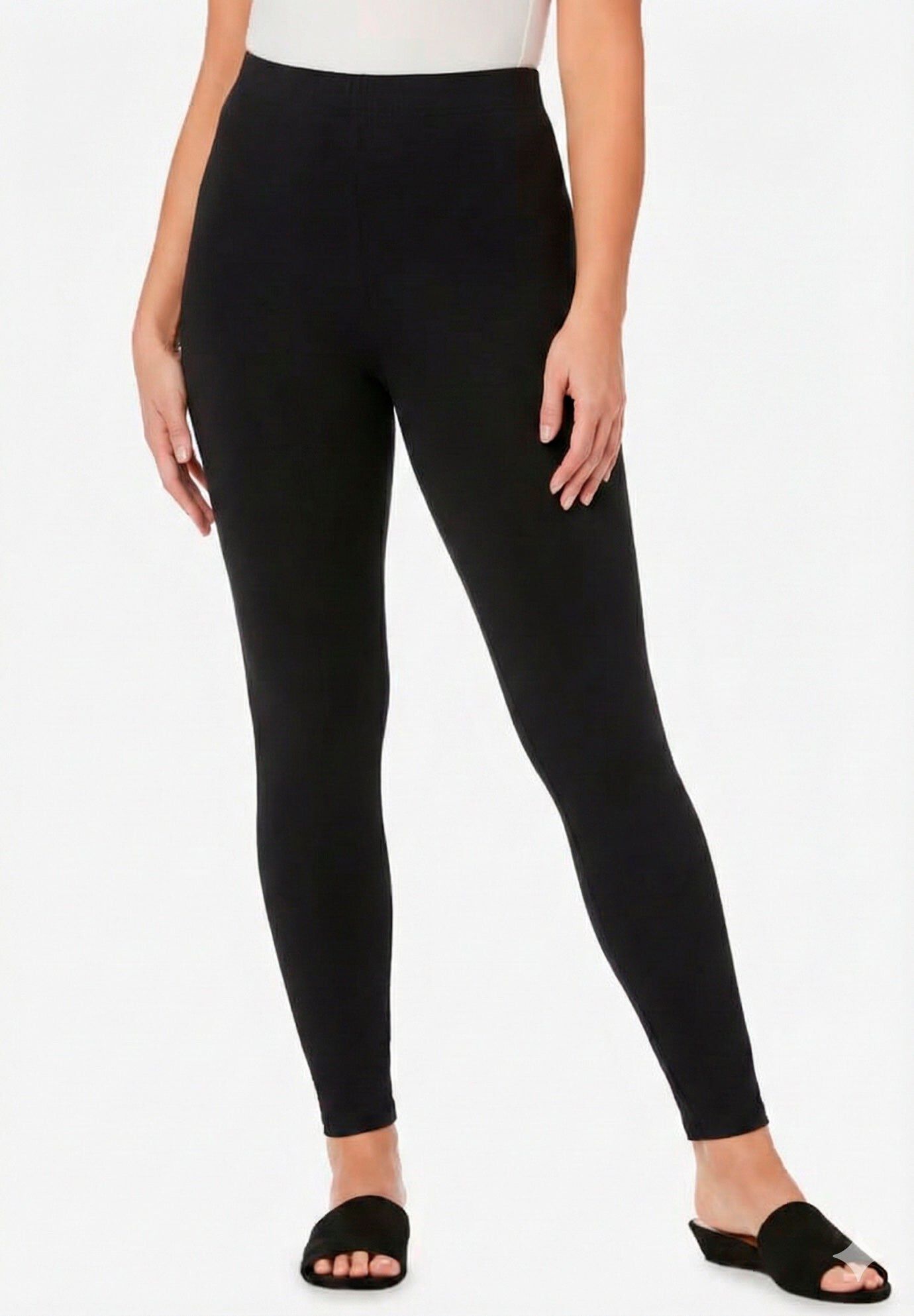 Ultra-Knit Ponte Legging, BLACK, hi-res image number 0