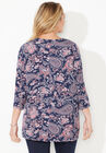 Crochet Trim Peasant Top, , on-hover image number null