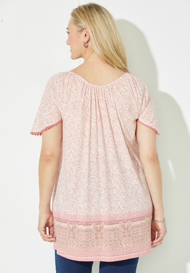 Lake House Peasant Top, , on-hover image number 1