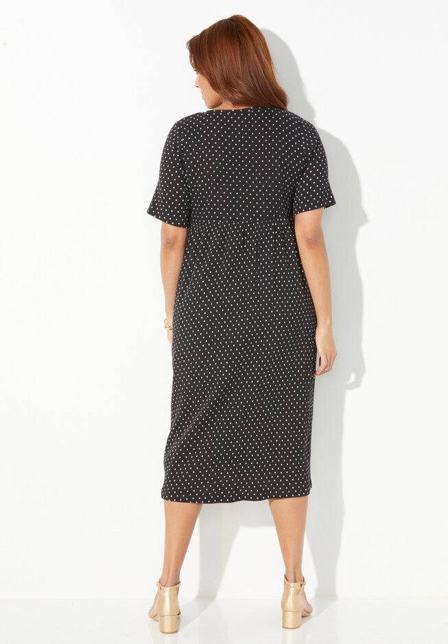 Garden Party Gauze Midi Dress, , on-hover image number 1