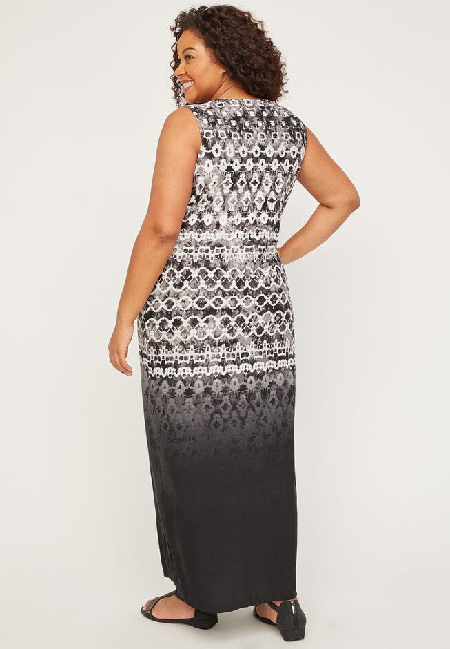 Whisper Medallion Twist Maxi Dress, , on-hover image number 1