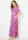 Scoopneck Maxi Dress, , alternate image number null