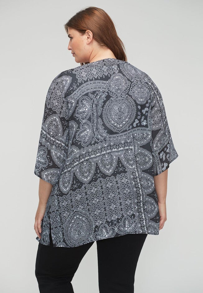 Brooksville Georgette Kimono, , on-hover image number null