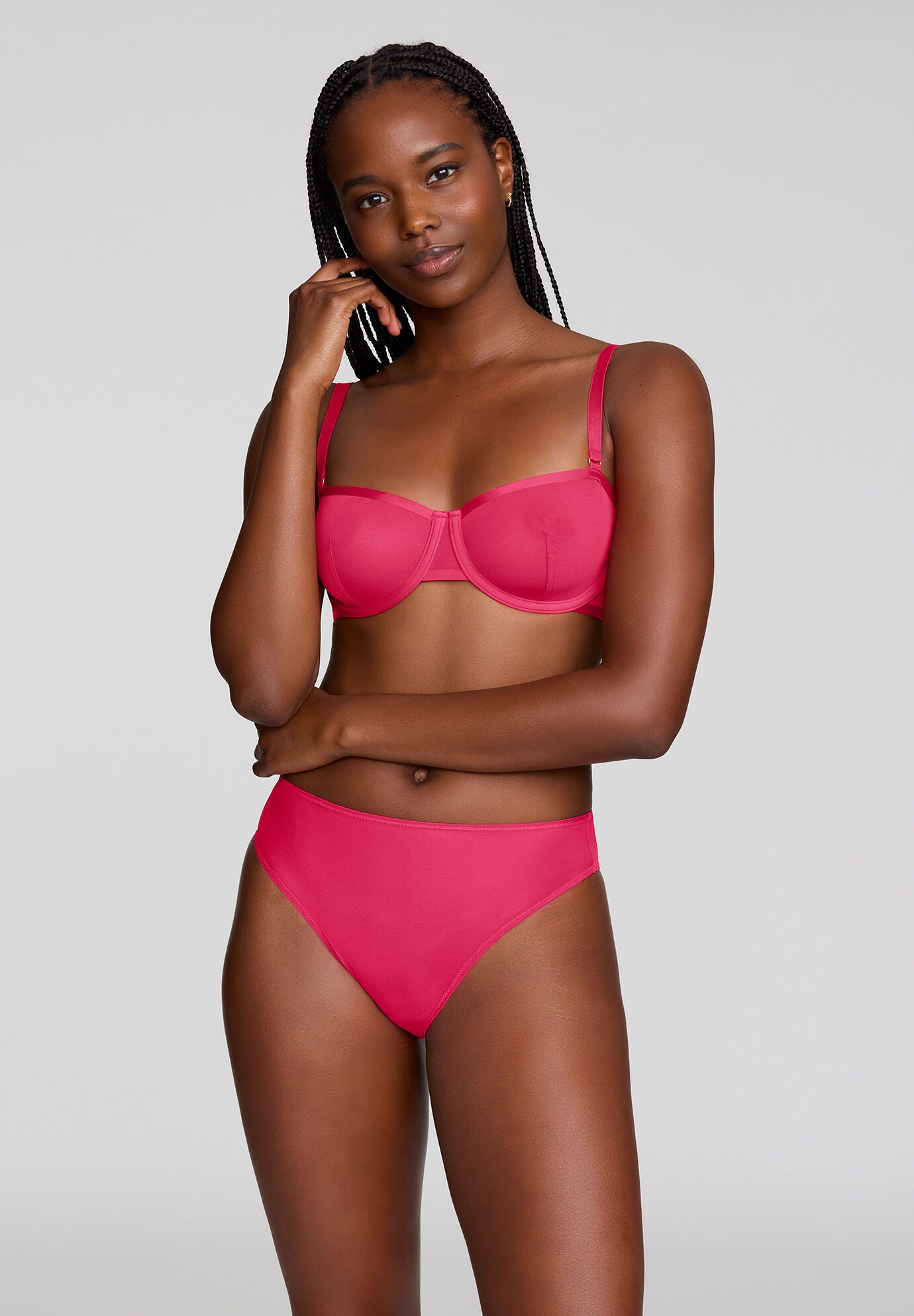 The Balconette - Mesh, AZALEA, alternate image number 7