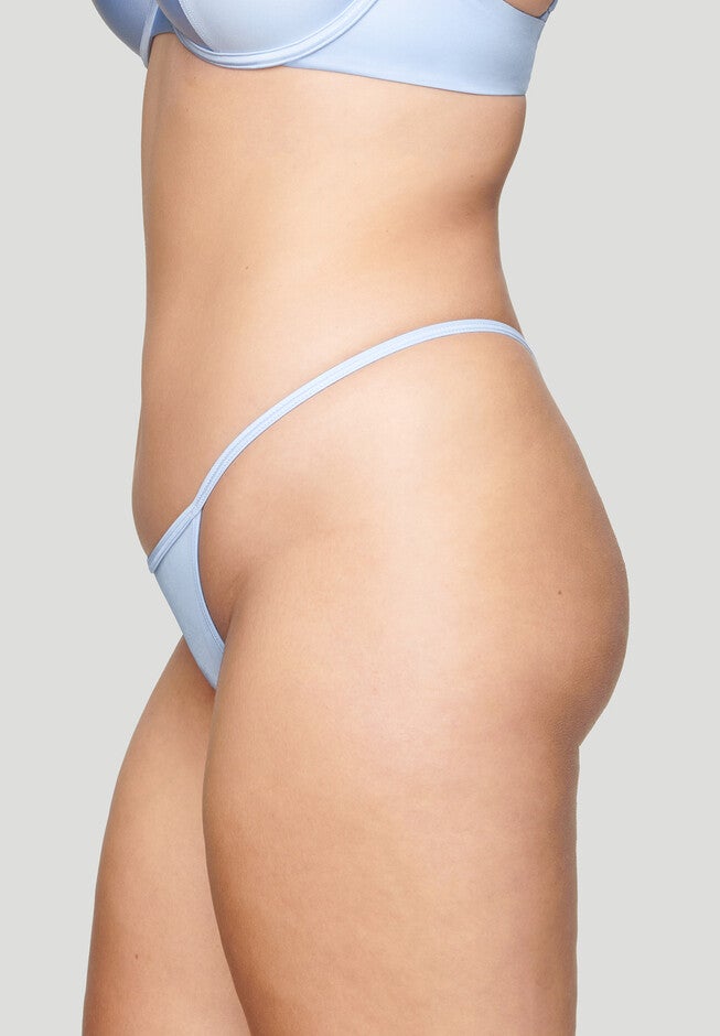 The String Thong - Satin, CRYSTAL SHINE, alternate image number null