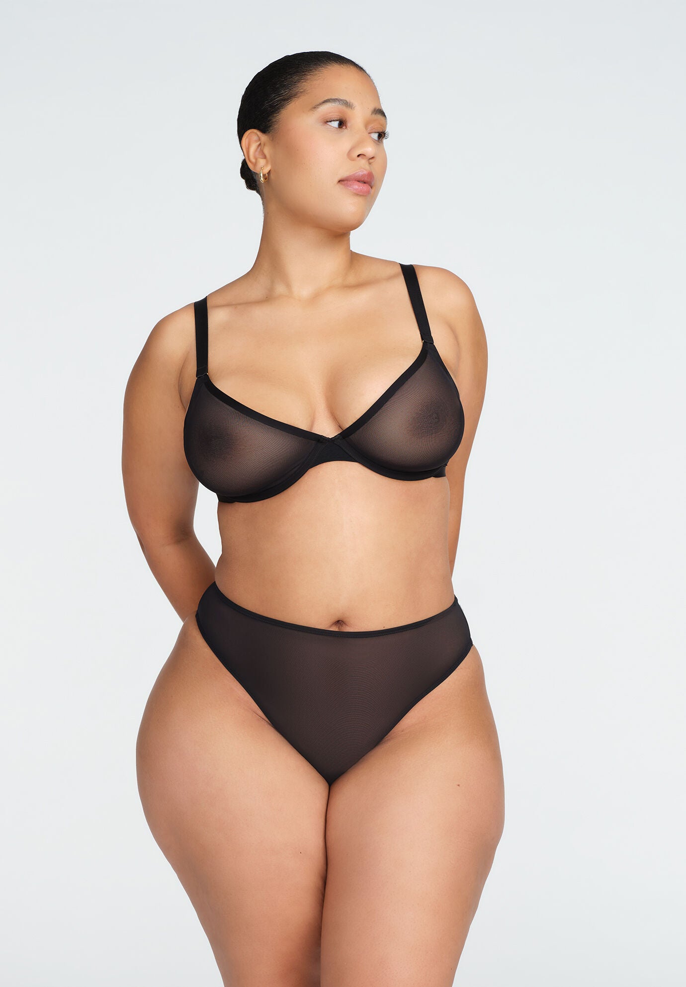 The Highwaist - Mesh, BLACK, alternate image number 4