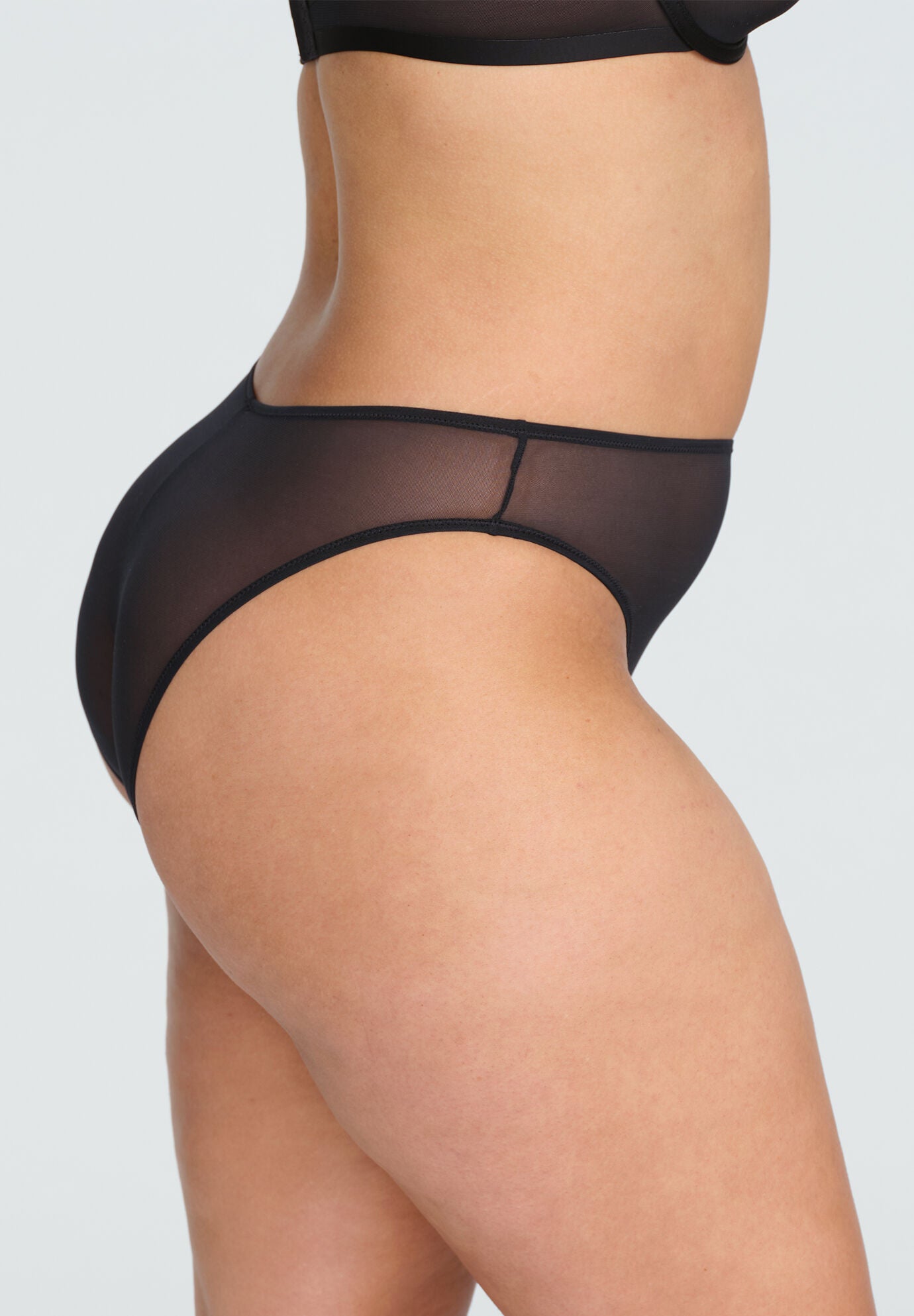The Highwaist - Mesh, BLACK, alternate image number 6