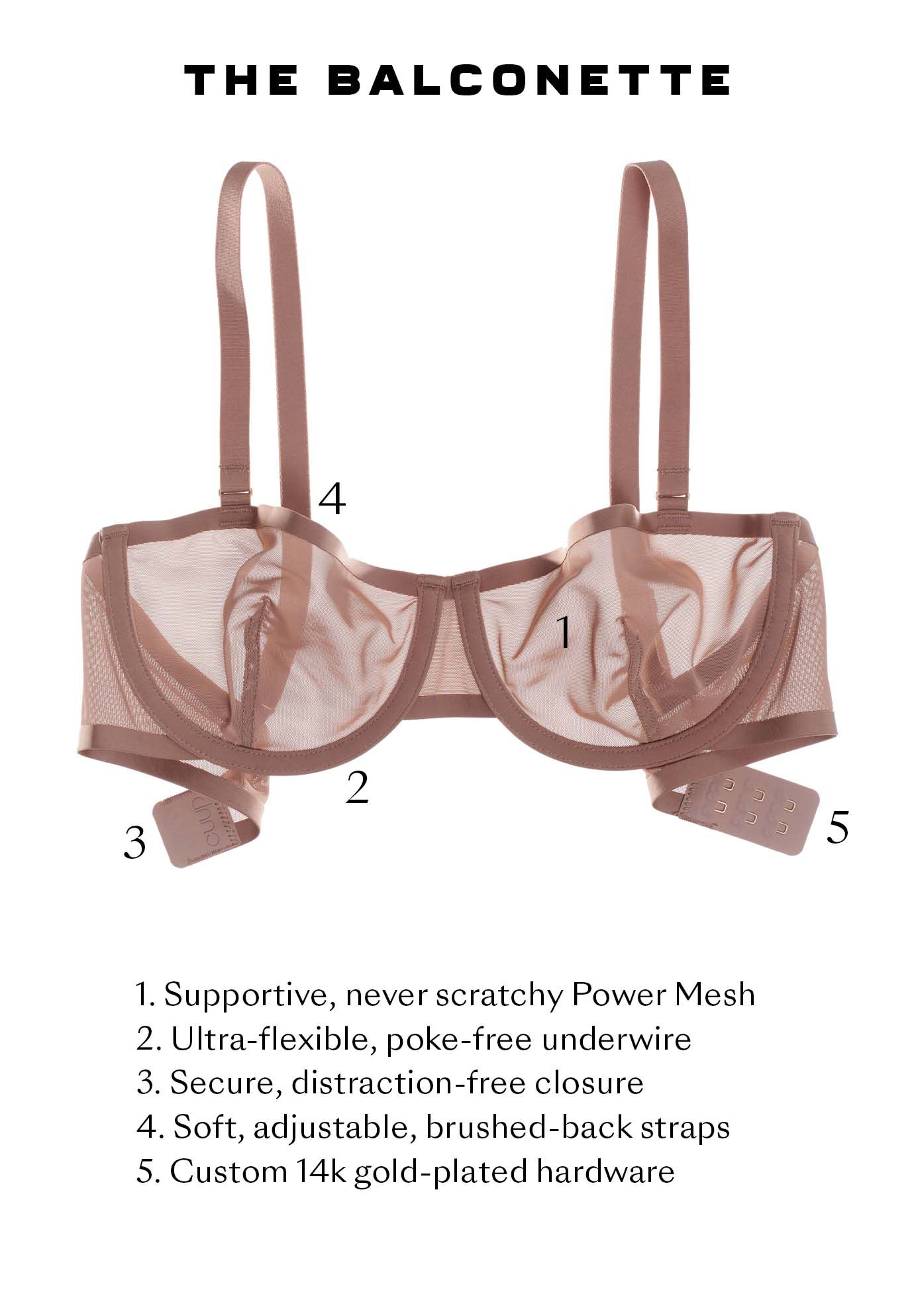 The Balconette - Mesh, ZEPHYR, alternate image number 6