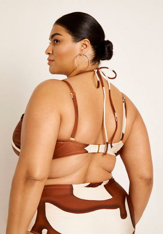 Gabi Fresh Swim x ELOQUII U-Wire Detail Bikini Top, , alternate image number null