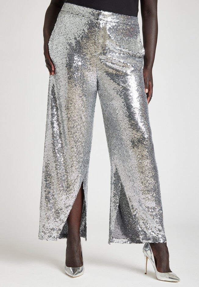 Sequin Trouser, , alternate image number null